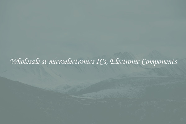 Wholesale st microelectronics ICs, Electronic Components