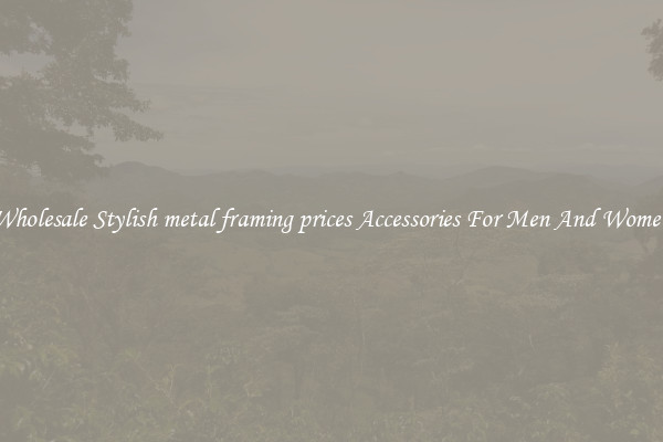 Wholesale Stylish metal framing prices Accessories For Men And Women