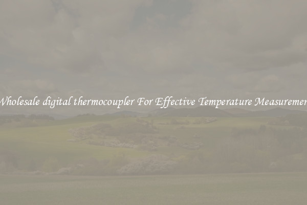 Wholesale digital thermocoupler For Effective Temperature Measurement
