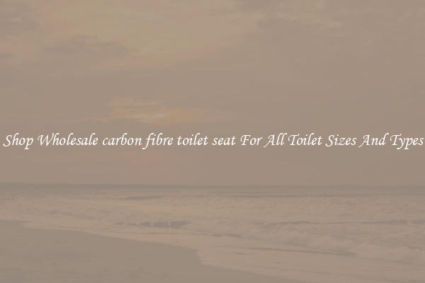 Shop Wholesale carbon fibre toilet seat For All Toilet Sizes And Types