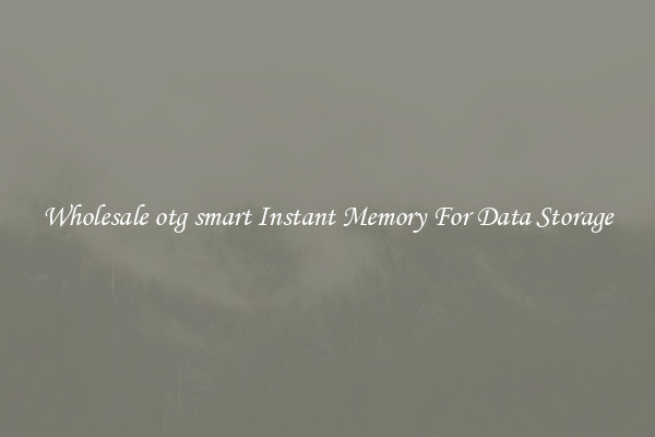 Wholesale otg smart Instant Memory For Data Storage